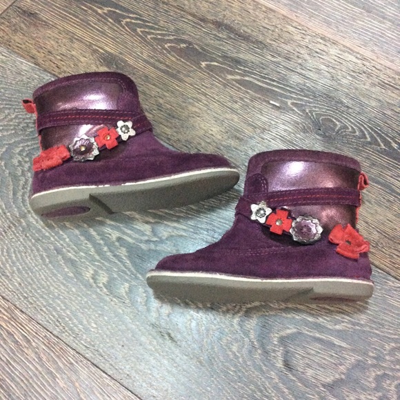 Stride Rite Boots Medallion Roslin Leather Suede - Picture 2 of 8